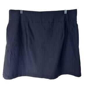 Rafaella Black Pull-On Skort XXL Viscose Stretch Everyday Wear golf tennis